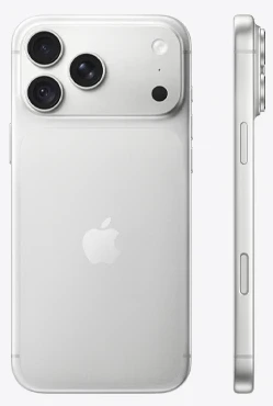 iPhone 18 Pro in Weiß von hinten und von der Seite